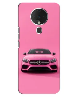 Чохол для TECNO Spark 6 з картинкою «Рожевий Mercedes AMG»