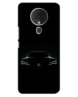 Чохол для TECNO Spark 6 з картинкою «Mercedes — силует авто»