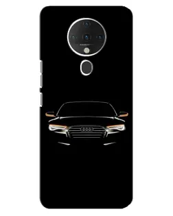 Чехол для TECNO Spark 6 с картинкой «Audi — ночной контур»