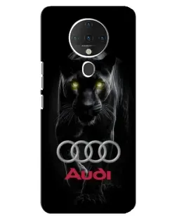 Чехол для TECNO Spark 6 с картинкой «Пантера и Audi»