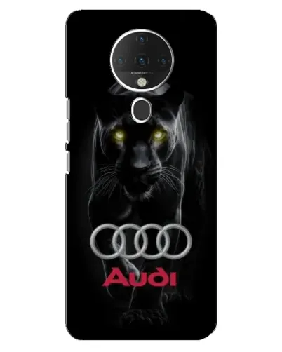 Чехол для TECNO Spark 6 с картинкой «Пантера и Audi» Чехол для TECNO Spark 6 с картинкой «Пантера и Audi»