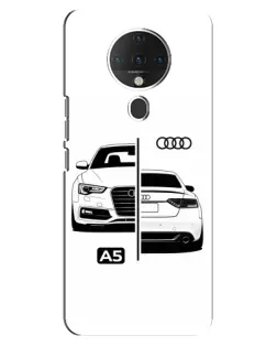 Чехол для TECNO Spark 6 с картинкой «Audi — контрастный дизайн»