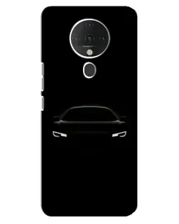 Чехол для TECNO Spark 6 с картинкой «Взгляд Audi в темноте»