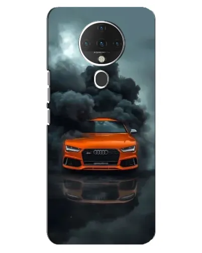 Чехол для TECNO Spark 6 с картинкой «Audi в облаках дыма» Чехол для TECNO Spark 6 с картинкой «Audi в облаках дыма»