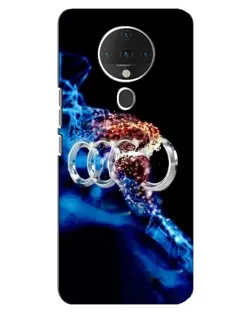 Чехол для TECNO Spark 6 с картинкой «Энергия лого Audi»