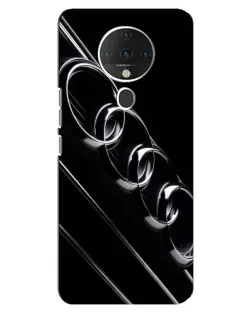Чехол для TECNO Spark 6 с картинкой «Audi — абстрактные кольца»