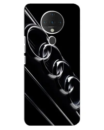 Чехол для TECNO Spark 6 с картинкой «Audi — абстрактные кольца» Чехол для TECNO Spark 6 с картинкой «Audi — абстрактные кольца»
