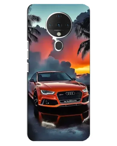Чехол для TECNO Spark 6 с картинкой «Audi — закат» Чехол для TECNO Spark 6 с картинкой «Audi — закат»