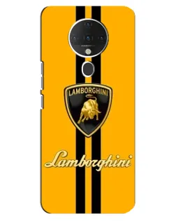 Чехол для TECNO Spark 6 с картинкой «Lamborghini Stripe желтый» Чехол для TECNO Spark 6 с картинкой «Lamborghini Stripe желтый»