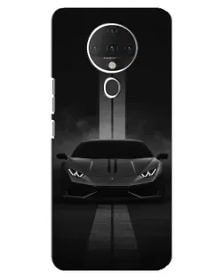 Чехол для TECNO Spark 6 с картинкой «Lamborghini симметрия дорог»