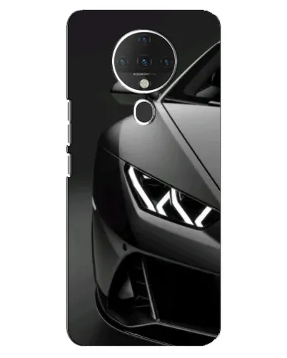 Чехол для TECNO Spark 6 с картинкой «Lamborghini фары детализация»