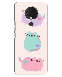 Чохол для TECNO Spark 6 з картинкою «Pusheen тріо» Чохол для TECNO Spark 6 з картинкою «Pusheen тріо»