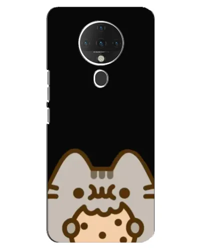 Чохол для TECNO Spark 6 з картинкою «Пушин на чорному» Чохол для TECNO Spark 6 з картинкою «Пушин на чорному»