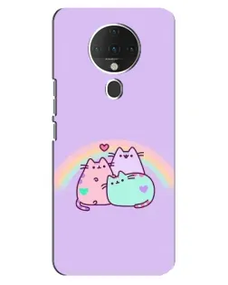 Чохол для TECNO Spark 6 з картинкою «Веселкові Пушини»