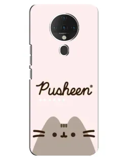 Чохол для TECNO Spark 6 з картинкою «Pusheen логотип»