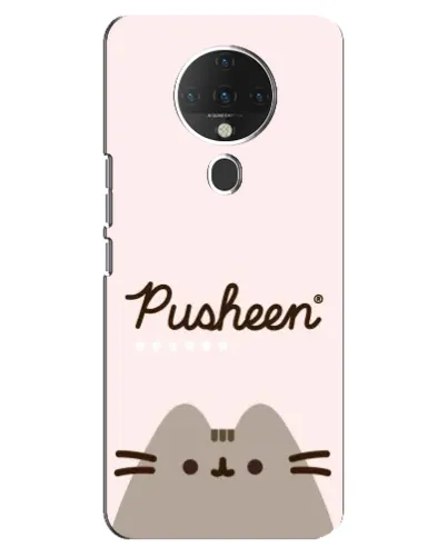 Чохол для TECNO Spark 6 з картинкою «Pusheen логотип» Чохол для TECNO Spark 6 з картинкою «Pusheen логотип»