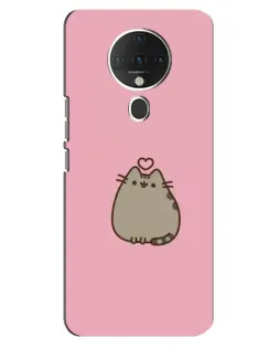 Чохол для TECNO Spark 6 з картинкою «Pusheen серце»