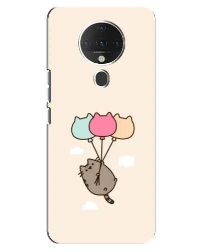 Чохол для TECNO Spark 6 з картинкою «Пушин на кульках» Чохол для TECNO Spark 6 з картинкою «Пушин на кульках»