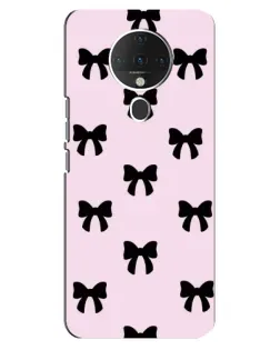 Чохол для TECNO Spark 6 з картинкою «Чорні банти Coquette»