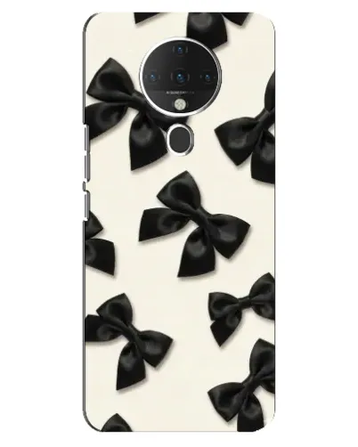 Чохол для TECNO Spark 6 з картинкою «Чорні бантики» Чохол для TECNO Spark 6 з картинкою «Чорні бантики»