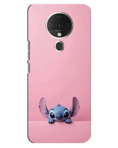 Чехол для TECNO Spark 6 с картинкой «Stitch выглядывает»