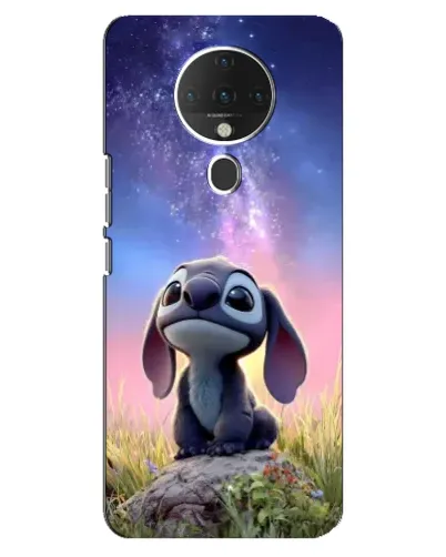 Чехол для TECNO Spark 6 с картинкой «Стич на рассвете»