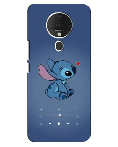Чехол для TECNO Spark 6 с картинкой «Музыкальный Stitch»
