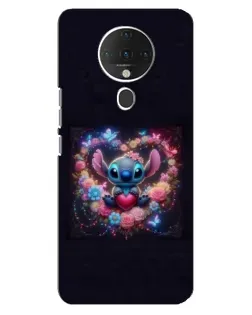 Чехол для TECNO Spark 6 с картинкой «Stitch в цветах» Чехол для TECNO Spark 6 с картинкой «Stitch в цветах»