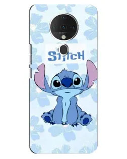 Чехол для TECNO Spark 6 с картинкой «Stitch среди цветов» Чехол для TECNO Spark 6 с картинкой «Stitch среди цветов»