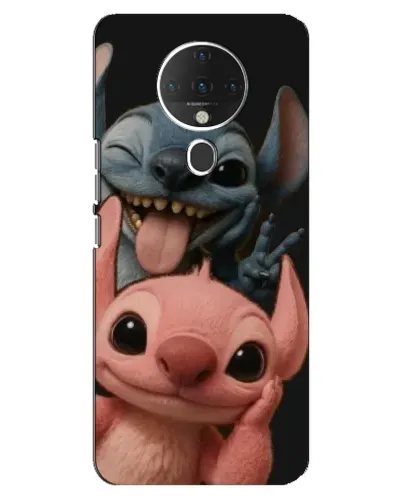 Чехол для TECNO Spark 6 с картинкой «Стич и Ангел»