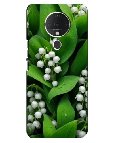 Чехол для TECNO Spark 6 с картинкой «Ландыши в зелени»