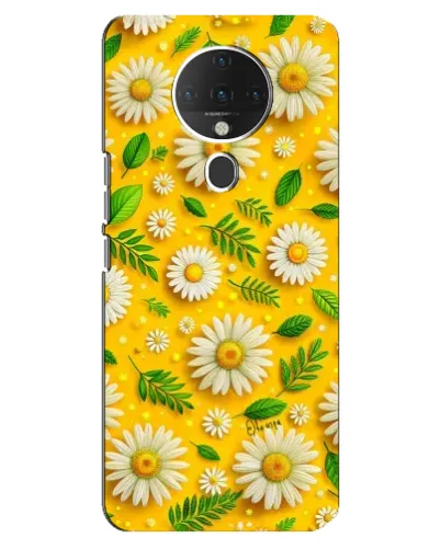 Чехол для TECNO Spark 6 с картинкой «Ромашковое солнце»