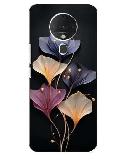 Чехол для TECNO Spark 6 с картинкой «Лиловые цветы грации»