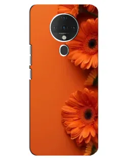Чехол для TECNO Spark 6 с картинкой «Оранжевые герберы»