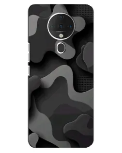 Чохол для TECNO Spark 6 з картинкою «Темний абстрактний камуфляж»