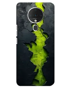 Чохол для TECNO Spark 6 з картинкою «Салатовий розлом скелі»