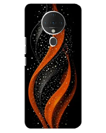Чехол для TECNO Spark 6 с картинкой «Огненная звездная волна»