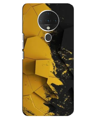 Чехол для TECNO Spark 6 с картинкой «Золотые осколки геометрии»