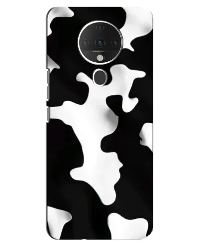 Чехол для TECNO Spark 6 с картинкой «Черно-белое пятно»