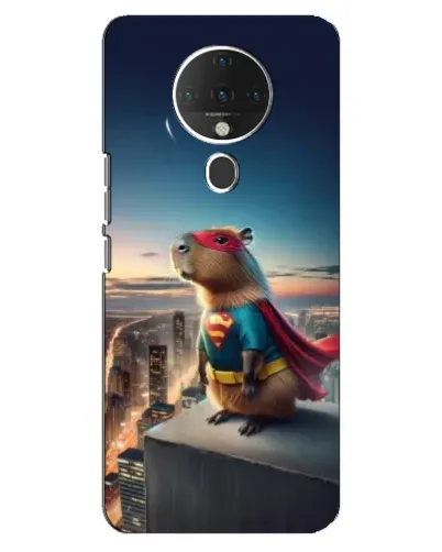 Чехол для TECNO Spark 6 с картинкой «Капи-мен супергерой»