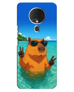 Чехол для TECNO Spark 6 с картинкой «Морская капибара»