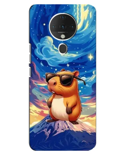 Чехол для TECNO Spark 6 с картинкой «Капибара Ван Гога»