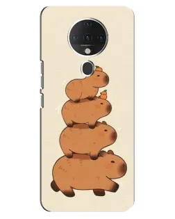 Чехол для TECNO Spark 6 с картинкой «Башня из капибар»