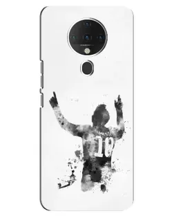 Чехол для TECNO Spark 6 с картинкой «Черно-белый силуэт Месси» Чехол для TECNO Spark 6 с картинкой «Черно-белый силуэт Месси»