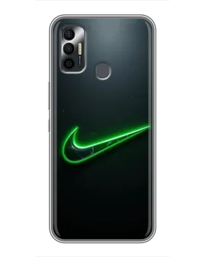 Чохол для TECNO Spark 7 (KF6n) з картинкою «Неоновий контур Nike» Чохол для TECNO Spark 7 (KF6n) з картинкою «Неоновий контур Nike»