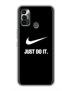 Чохол для TECNO Spark 7 (KF6n) з картинкою «Класичний принт Nike»