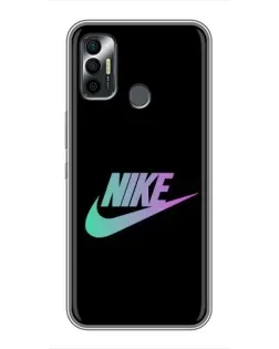 Чохол для TECNO Spark 7 (KF6n) з картинкою «Nike — міська ніч»
