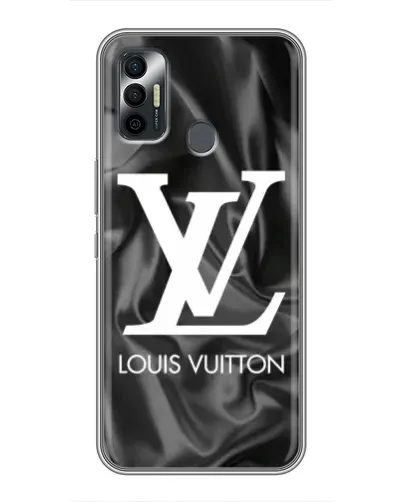 Чехол для TECNO Spark 7 (KF6n) с картинкой «Шелковый Louis Vuitton»