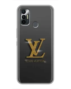 Чехол для TECNO Spark 7 (KF6n) с картинкой «Градиент Louis Vuitton»