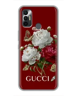 Чехол для TECNO Spark 7 (KF6n) с картинкой «Gucci —  сад»